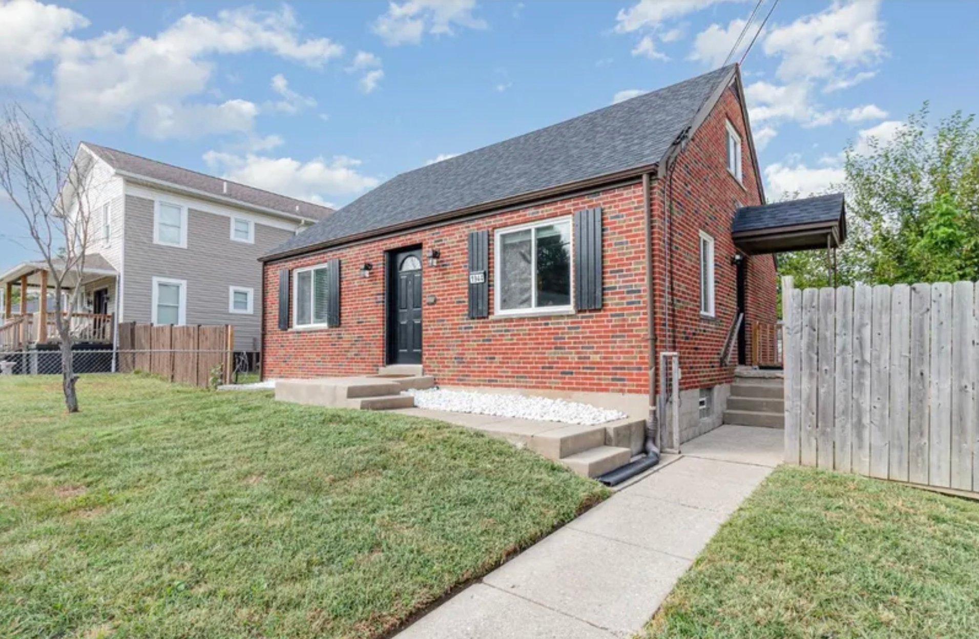 Red brick house in north college hill Cincinnati Ohio
